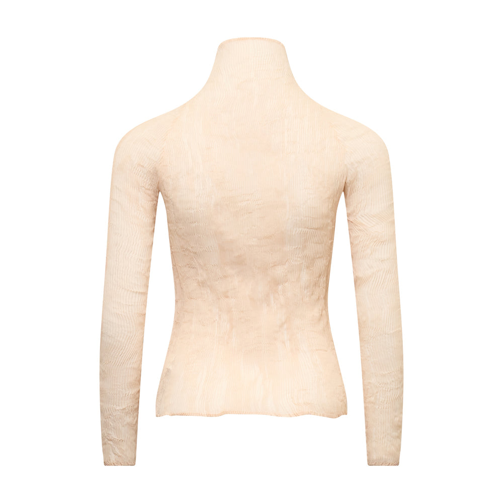 ISSEY MIYAKE Chiffon Twist Woven Top - view 2