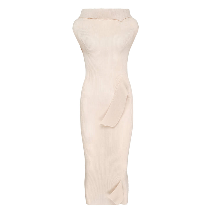 Adventitious High Neck Knit Dress