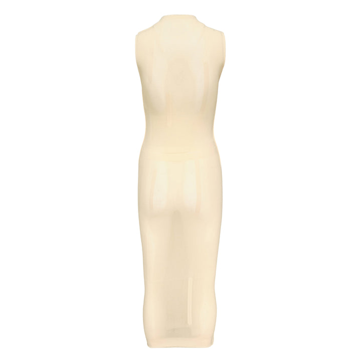 Slits Mesh Knit Dress