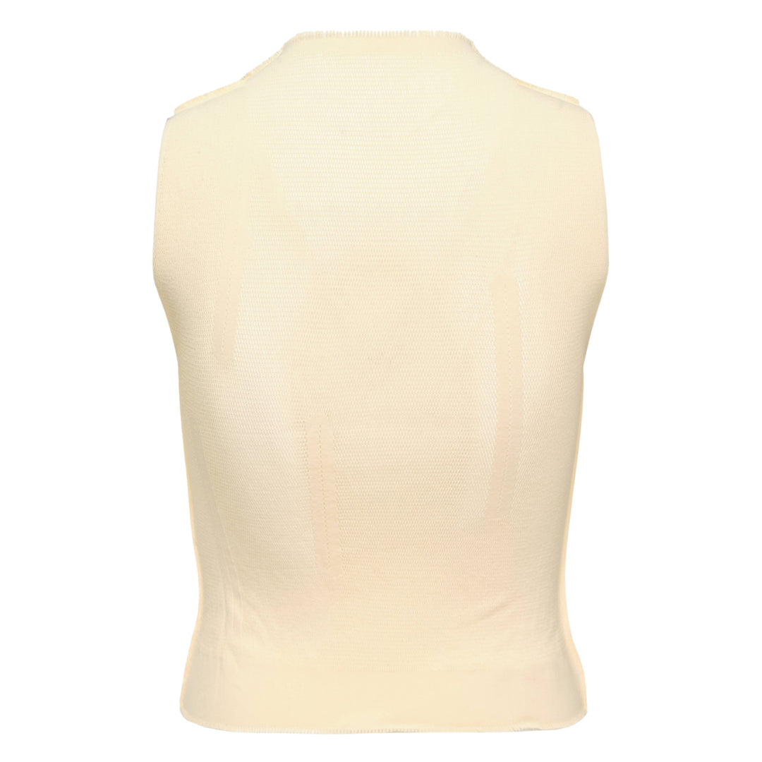 Slits Mesh Knit Top