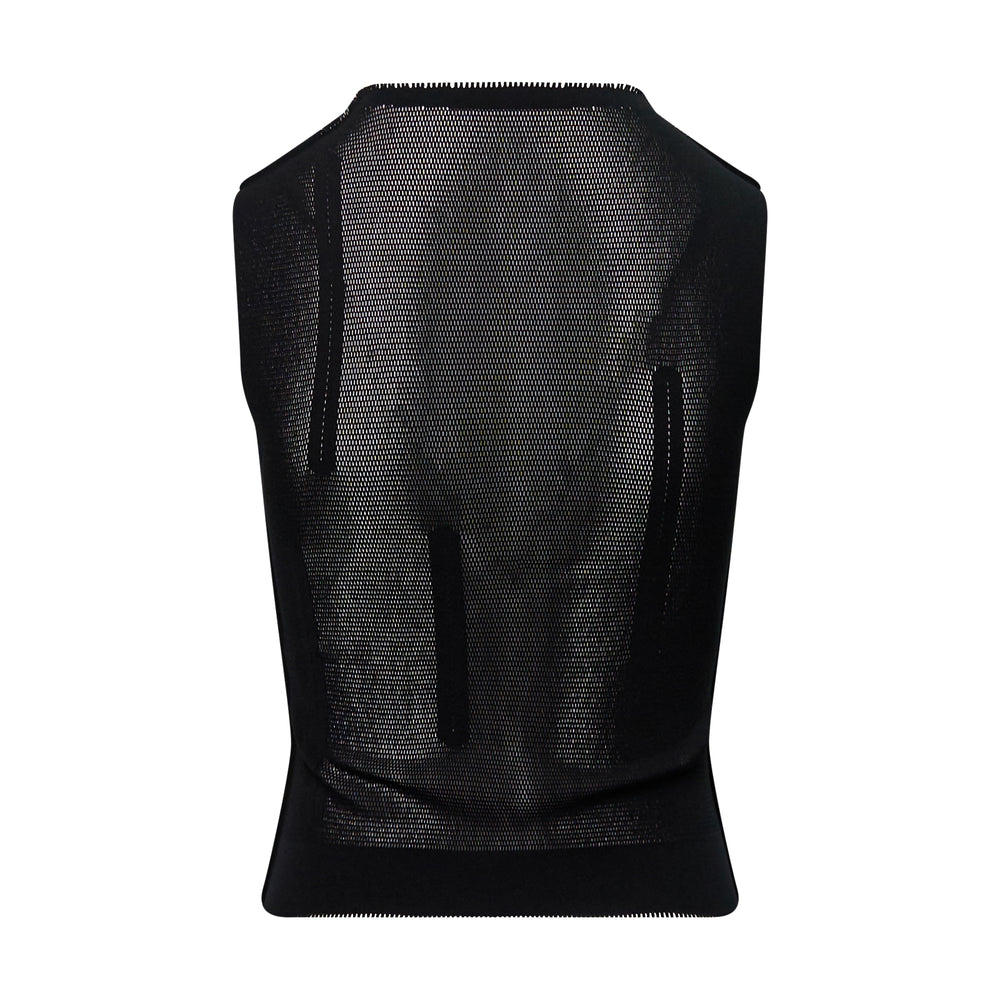 ISSEY MIYAKE Slits Mesh Knit Top - view 2