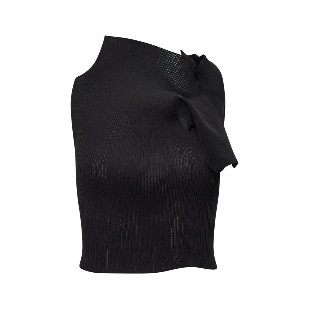 Adventitious High-Neck Knit Top