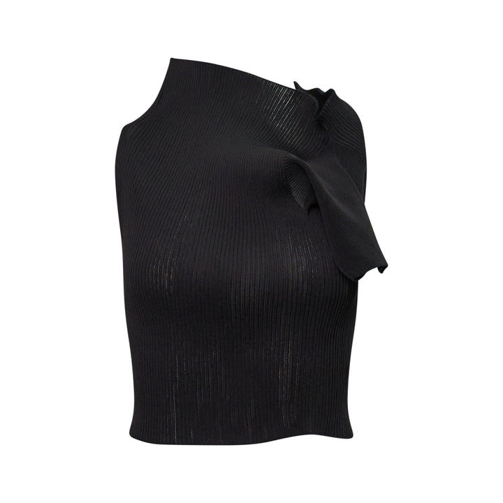 Adventitious High-Neck Knit Top
