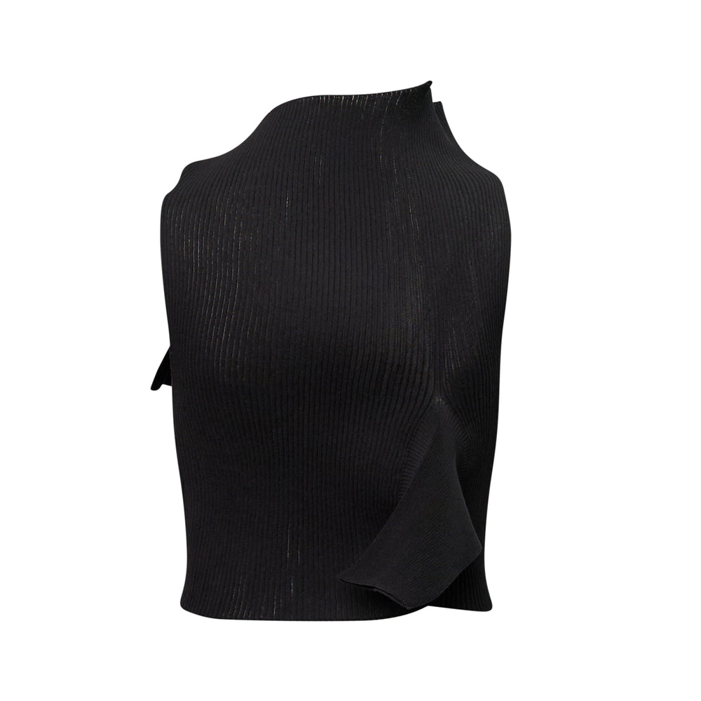 ISSEY MIYAKE Adventitious High-Neck Knit Top - view 2