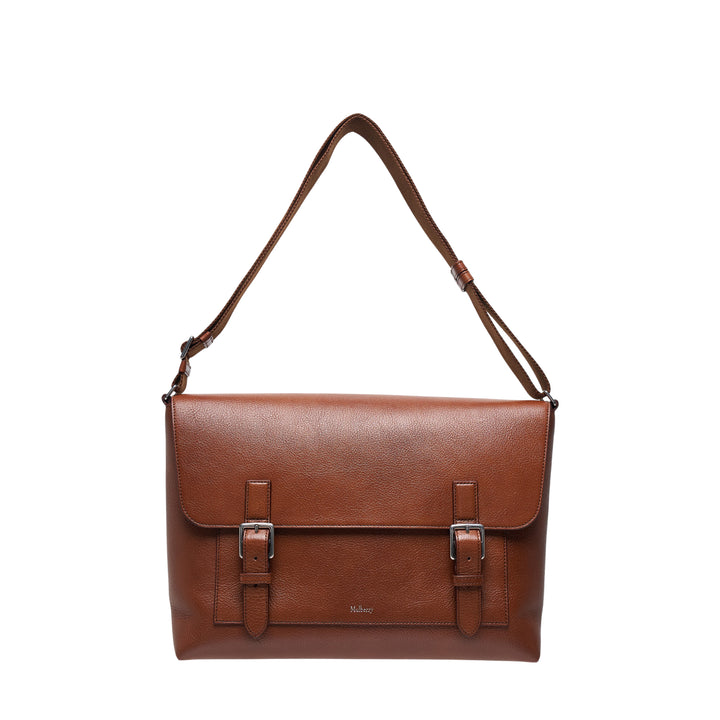 Chiltern Crossbody Messenger Oak Natural Vegetable Tanned