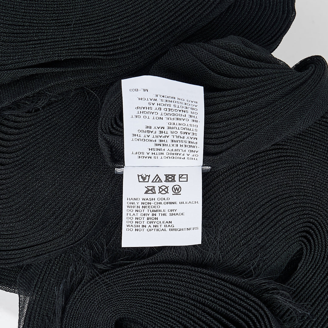 Feather Ramie Pleats Stole
