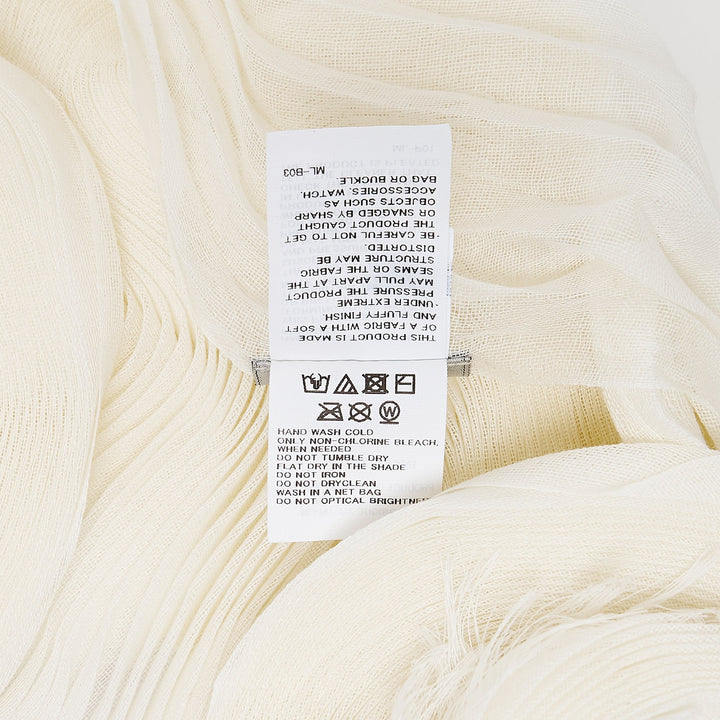 Feather Ramie Pleats Stole