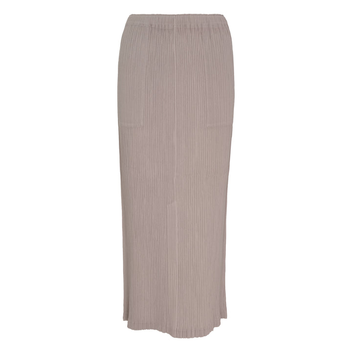 Hatching Pleated Skirt