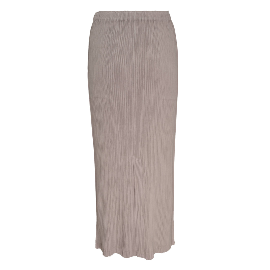 Hatching Pleated Skirt