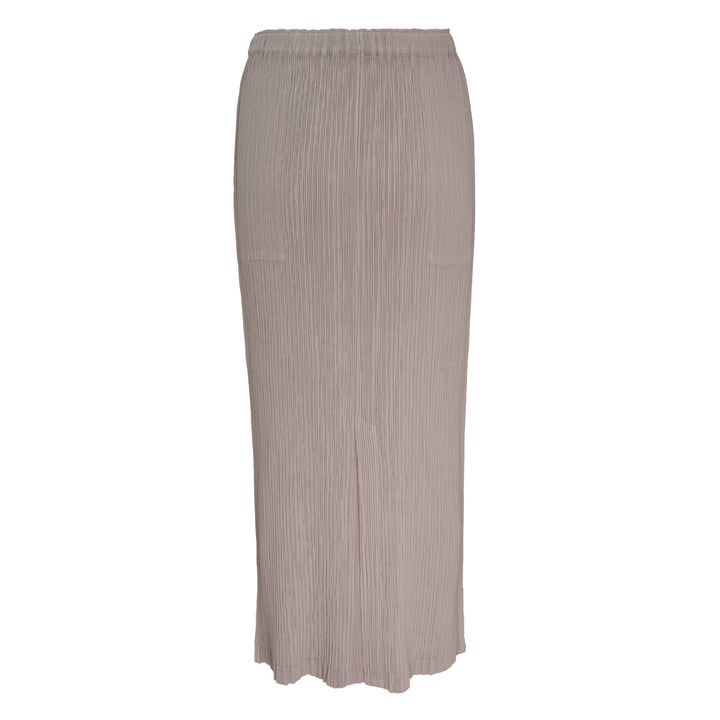 Hatching Pleated Skirt