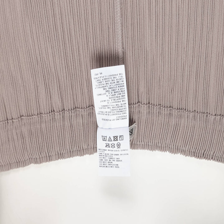 Hatching Pleated Skirt