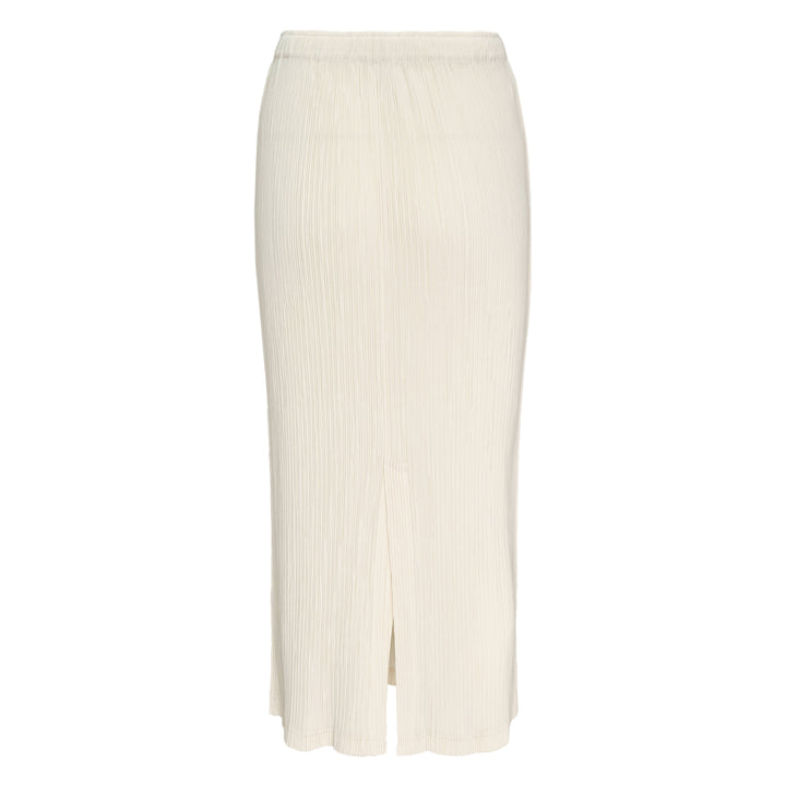 Hatching Pleated Skirt