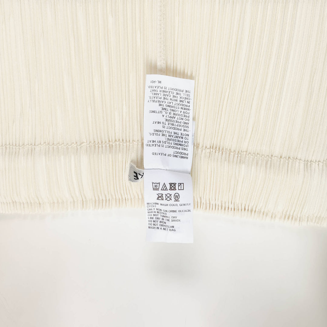 Hatching Pleated Skirt