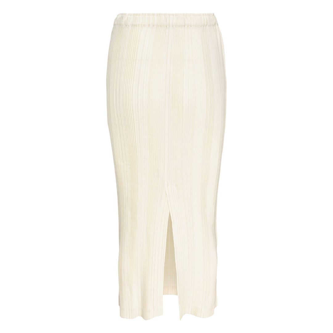 ISSEY MIYAKE Linen-Like Rib Pleated Skirt – Available at Club 21, Official Retailer in Singapore, Malaysia & Thailand with Global Shipping Online