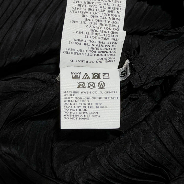 Plaster Pleats Solid Pleated Dress