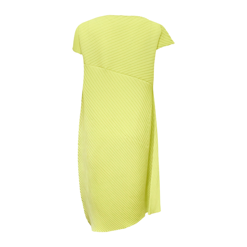 ISSEY MIYAKE Plaster Pleats Solid Pleated Dress - view 2