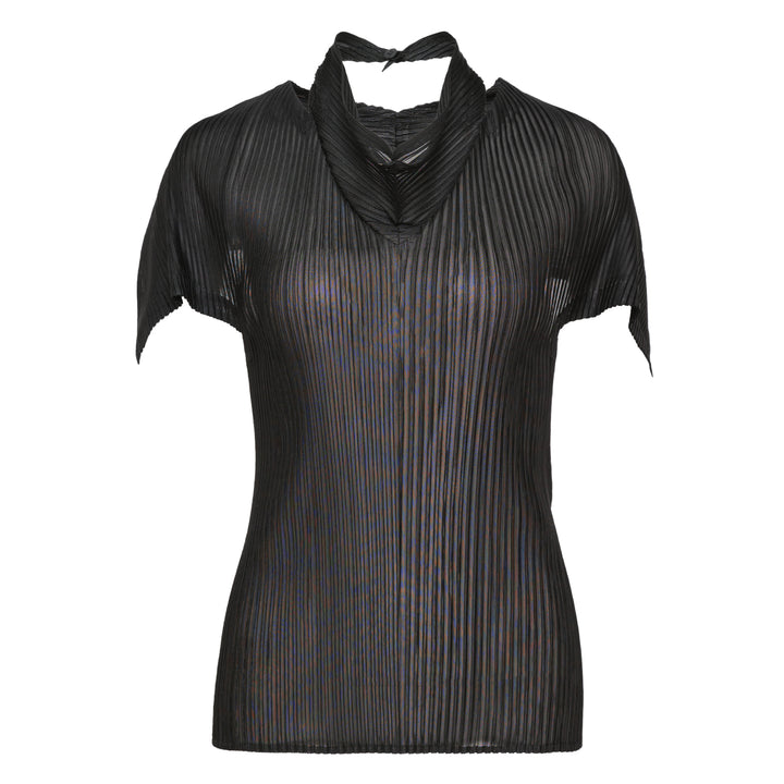 ISSEY MIYAKE Sheer Scarf Pleated Top – Available at Club 21, Official Retailer in Singapore, Malaysia & Thailand with Global Shipping Online