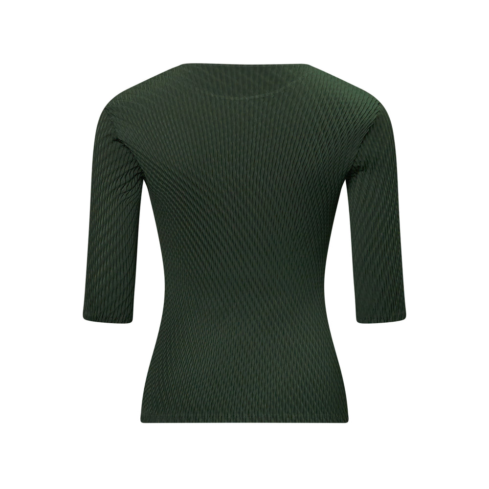ISSEY MIYAKE Rhombus Pleated Top - view 2