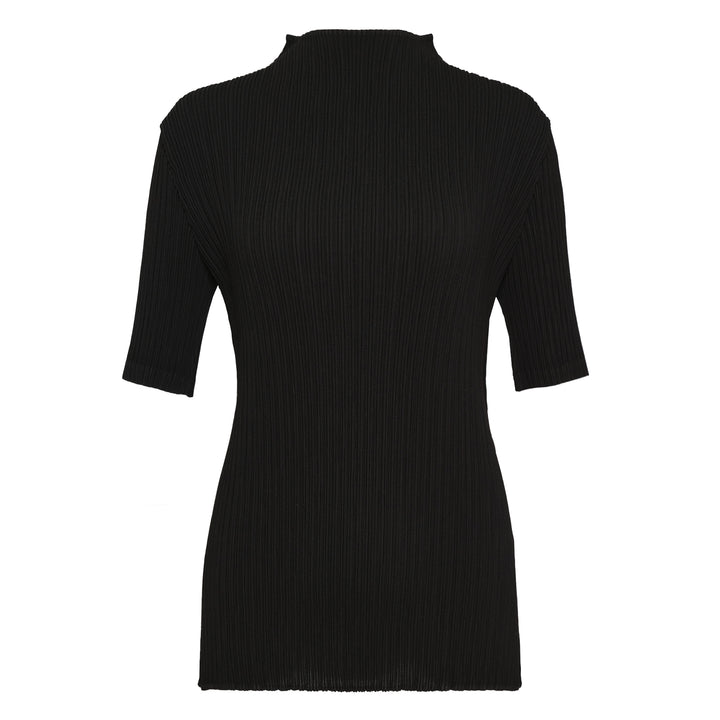 Hatching Pleated Top