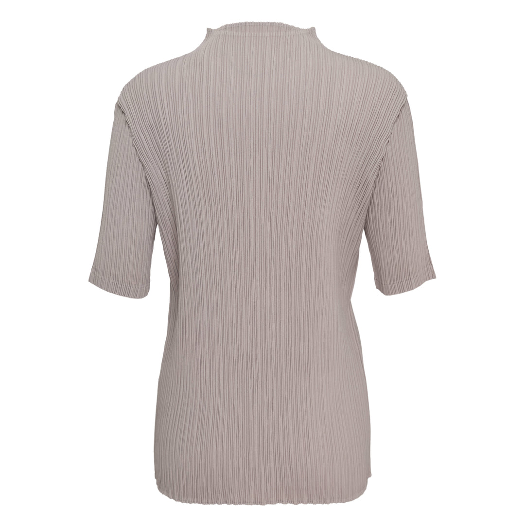Hatching Pleated Top