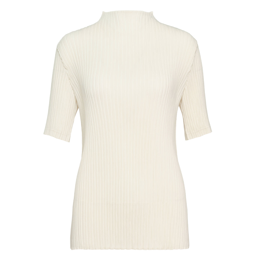 Hatching Pleated Top