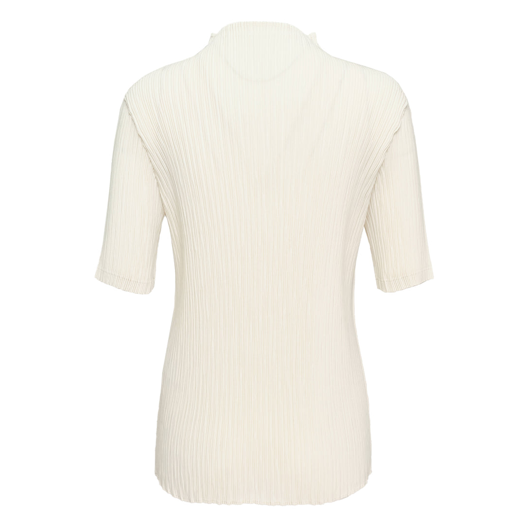 Hatching Pleated Top