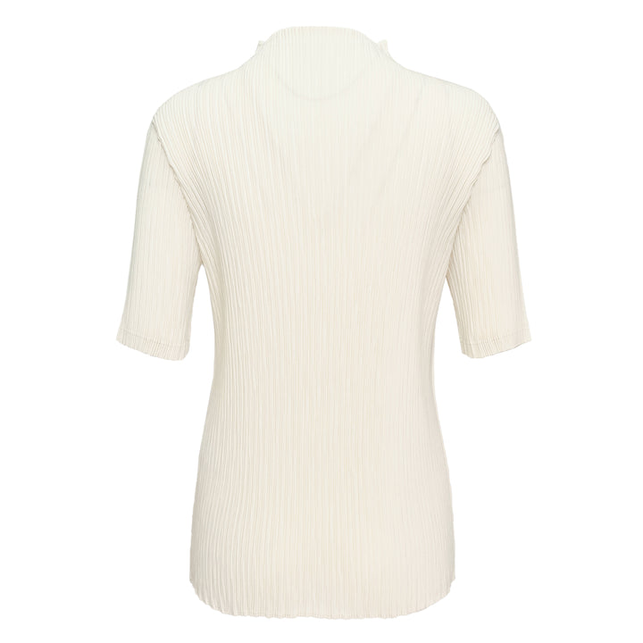 Hatching Pleated Top