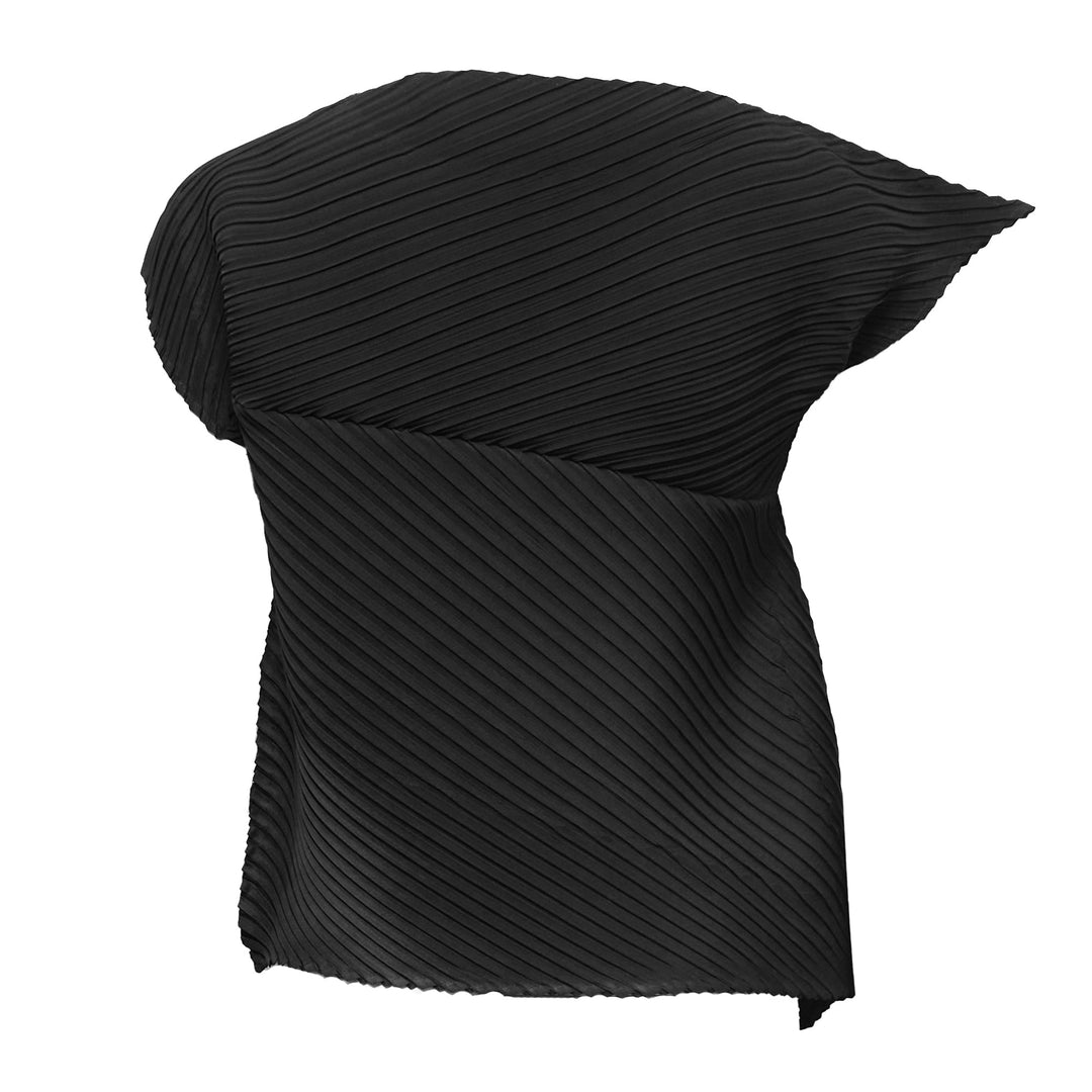 Plaster Pleats Solid Pleated Top