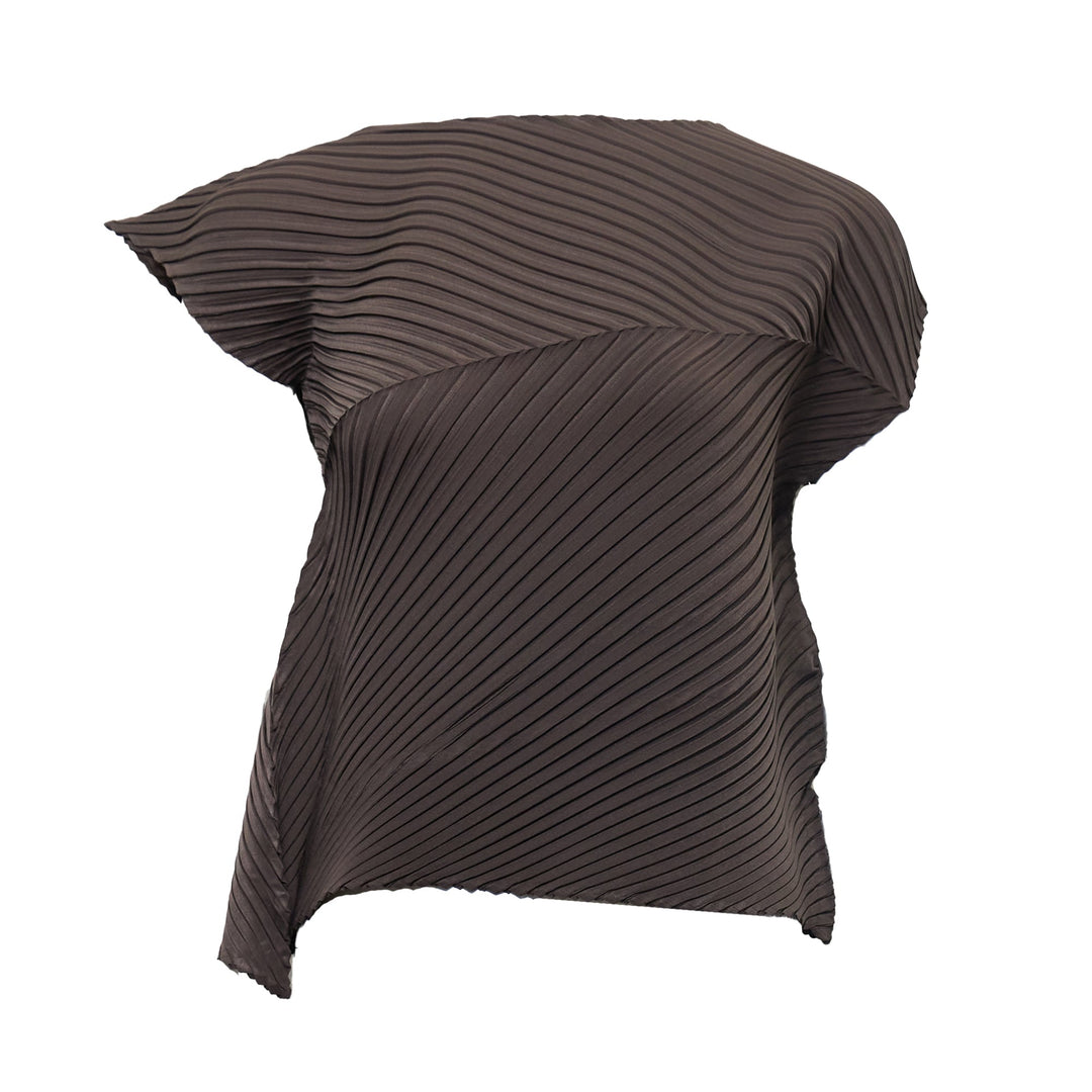 Plaster Pleats Solid Pleated Top