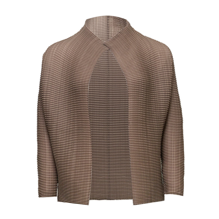 Wooly Pleated Cardigan