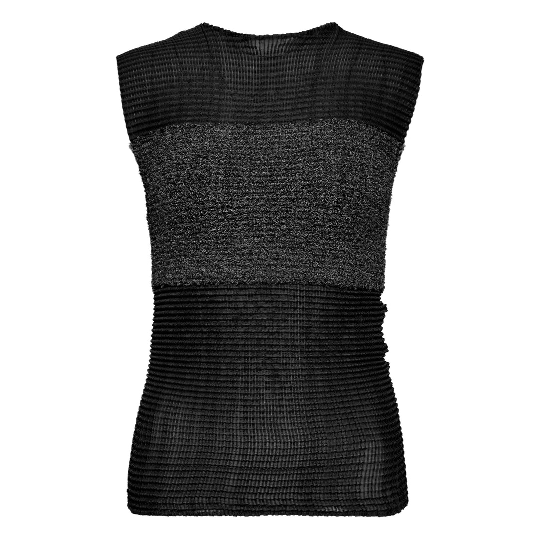 ISSEY MIYAKE Sheer Fuzzy Pleated Top – Available at Club 21, Official Retailer in Singapore, Malaysia & Thailand with Global Shipping Online