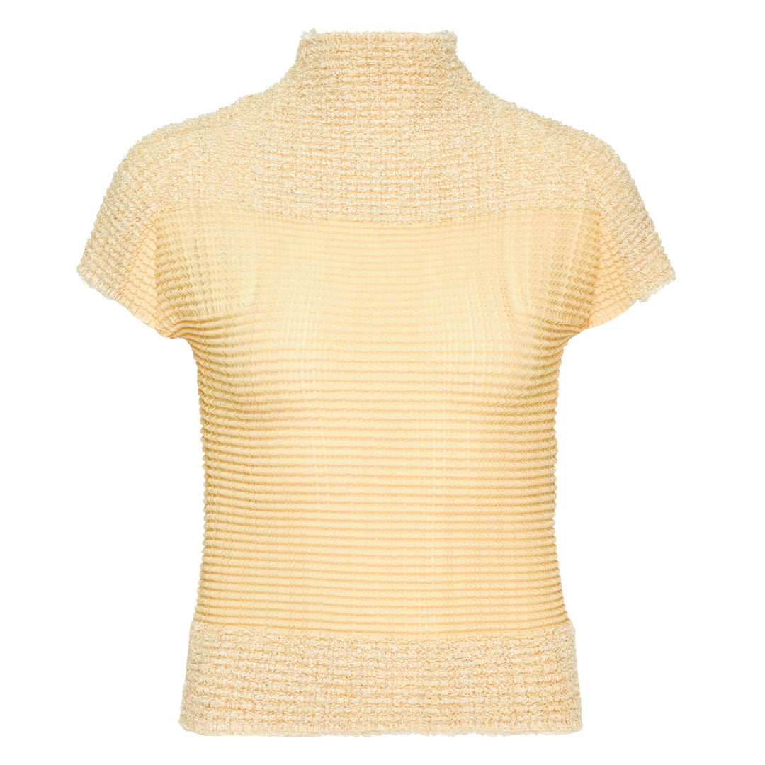 ISSEY MIYAKE Sheer Fuzzy Pleated Top – Available at Club 21, Official Retailer in Singapore, Malaysia & Thailand with Global Shipping Online