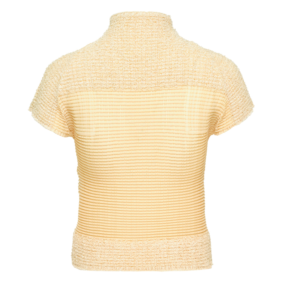 ISSEY MIYAKE Sheer Fuzzy Pleated Top – Available at Club 21, Official Retailer in Singapore, Malaysia & Thailand with Global Shipping Online