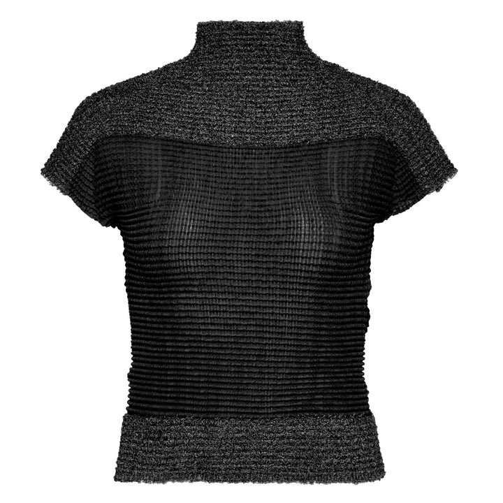 ISSEY MIYAKE Sheer Fuzzy Pleated Top – Available at Club 21, Official Retailer in Singapore, Malaysia & Thailand with Global Shipping Online