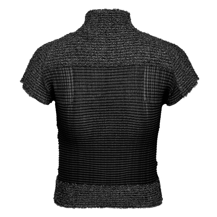 ISSEY MIYAKE Sheer Fuzzy Pleated Top – Available at Club 21, Official Retailer in Singapore, Malaysia & Thailand with Global Shipping Online