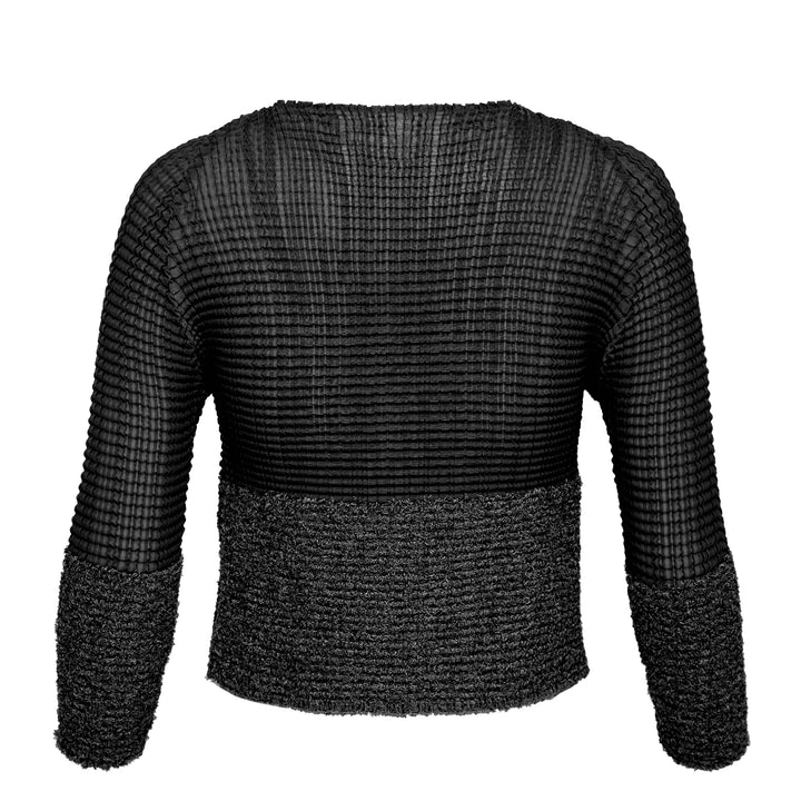 ISSEY MIYAKE Sheer Fuzzy Pleated Top – Available at Club 21, Official Retailer in Singapore, Malaysia & Thailand with Global Shipping Online
