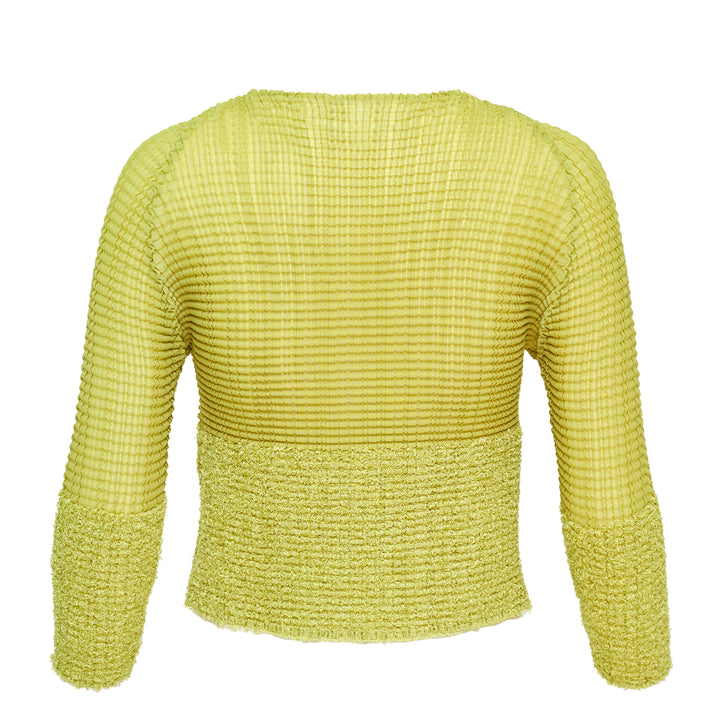 ISSEY MIYAKE Sheer Fuzzy Pleated Top – Available at Club 21, Official Retailer in Singapore, Malaysia & Thailand with Global Shipping Online