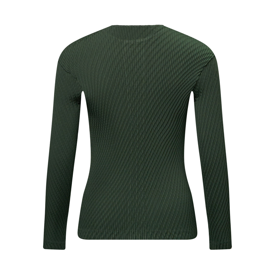 Rhombus Pleated Cardigan