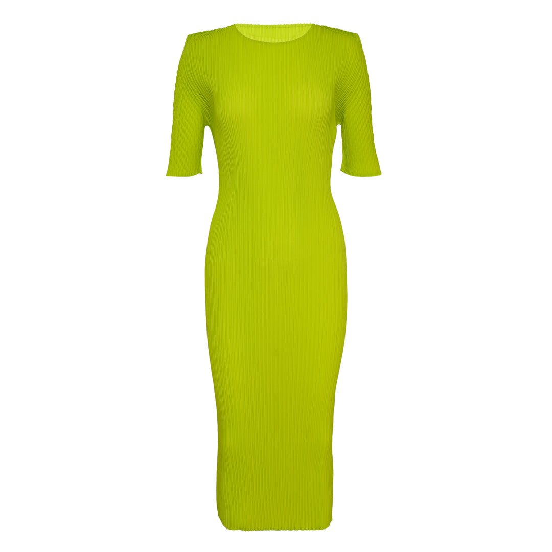 ISSEY MIYAKE Box Shoulder Pleated Dress – Available at Club 21, Official Retailer in Singapore, Malaysia & Thailand with Global Shipping Online