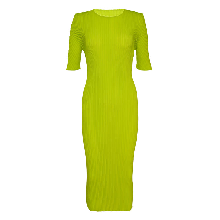 ISSEY MIYAKE Box Shoulder Pleated Dress – Available at Club 21, Official Retailer in Singapore, Malaysia & Thailand with Global Shipping Online