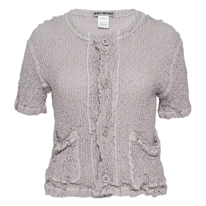 ISSEY MIYAKE Wavelet Ensemble Cardigan – Available at Club 21, Official Retailer in Singapore, Malaysia & Thailand with Global Shipping Online
