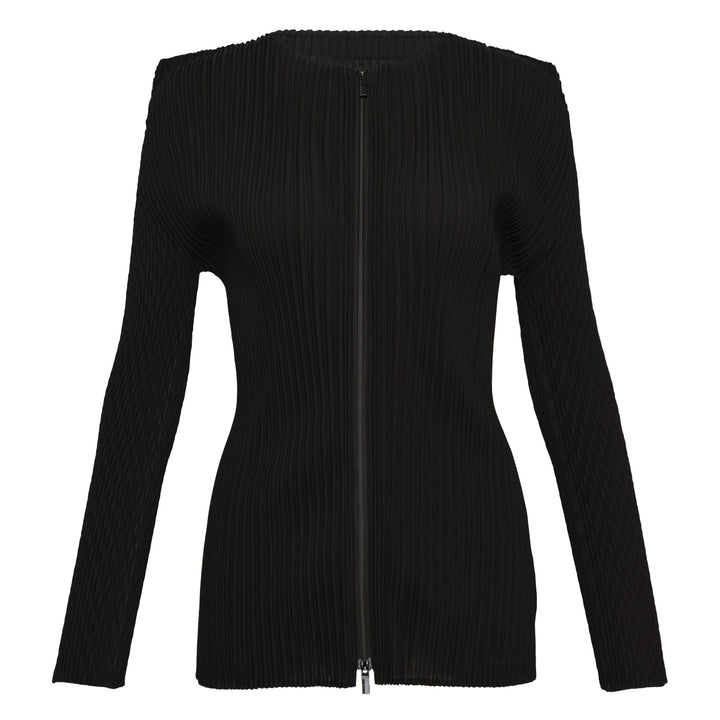 ISSEY MIYAKE Box Shoulder Pleated Cardigan – Available at Club 21, Official Retailer in Singapore, Malaysia & Thailand with Global Shipping Online