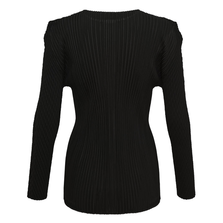 ISSEY MIYAKE Box Shoulder Pleated Cardigan – Available at Club 21, Official Retailer in Singapore, Malaysia & Thailand with Global Shipping Online