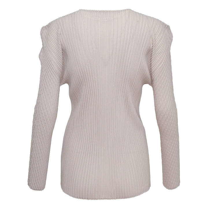 ISSEY MIYAKE Box Shoulder Pleated Cardigan – Available at Club 21, Official Retailer in Singapore, Malaysia & Thailand with Global Shipping Online