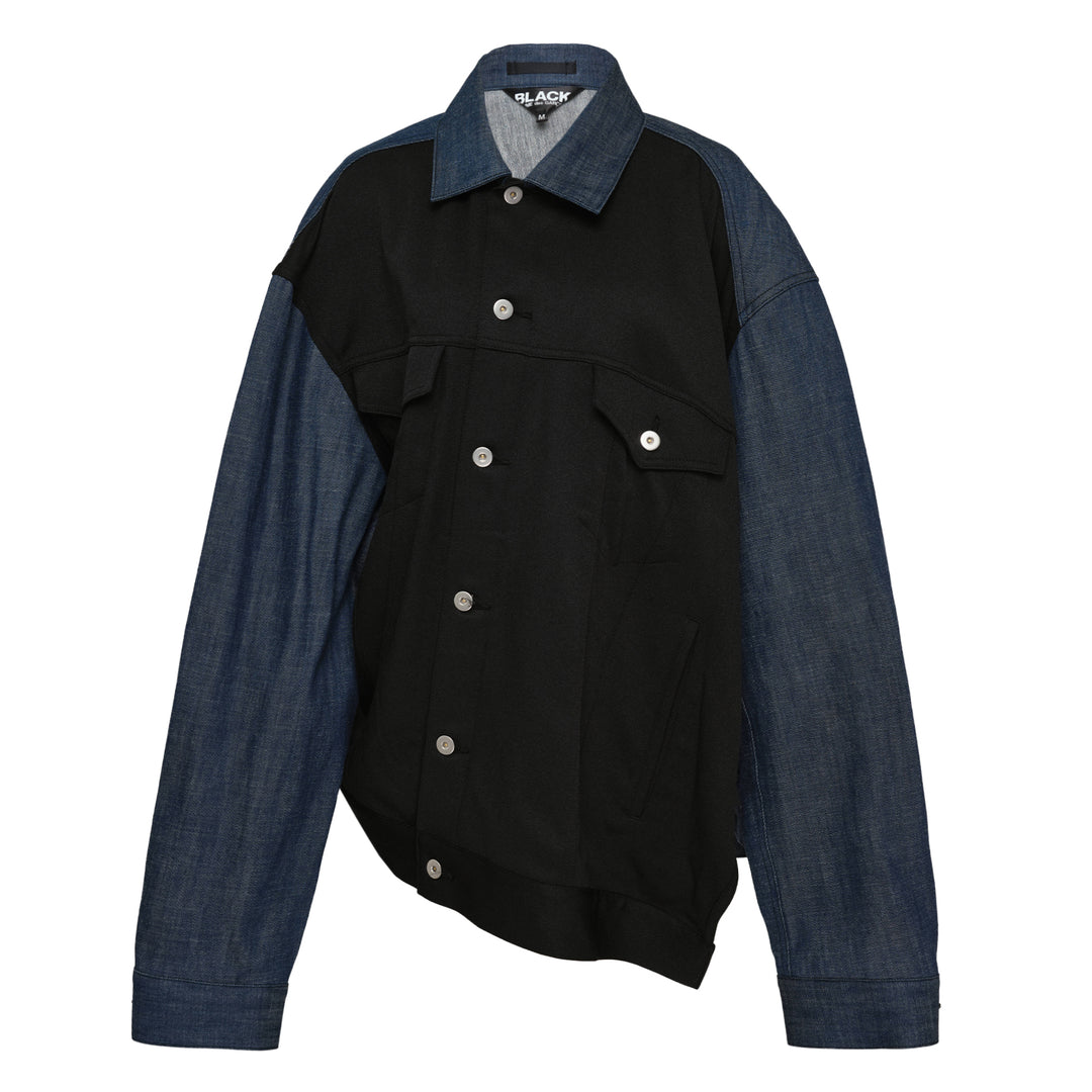 COMME des GARCONS BLACK Denim Panel Jacket – Available at Club 21, Official Retailer in Singapore, Malaysia & Thailand with Global Shipping Online
