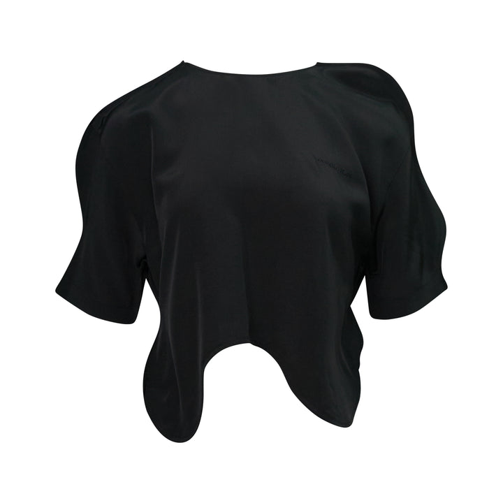 Black Wavy Blouse