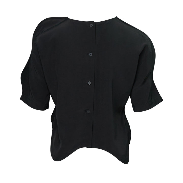 Black Wavy Blouse