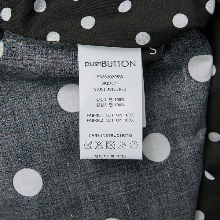 Polka Dot Ruffled Shirt