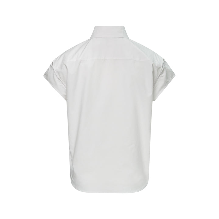 Navy Check Wire-Sleeve Shirt