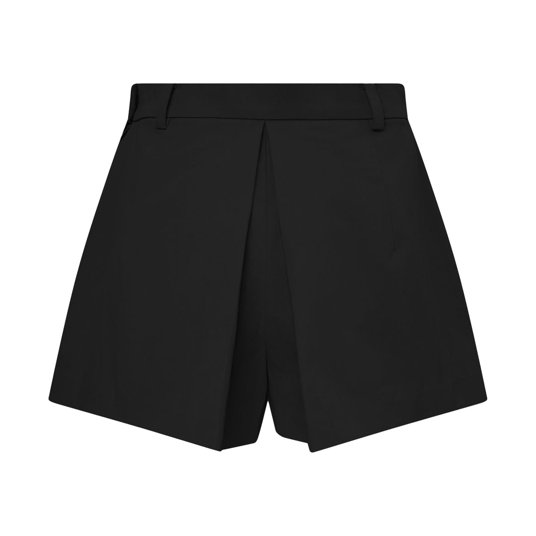 Pleated A-Line Shorts